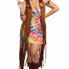 Hippie Hottie Plus Size Costume 2 Hippie Hottie Plus Size Costume -Outlet Costumes Store G11171X full 1