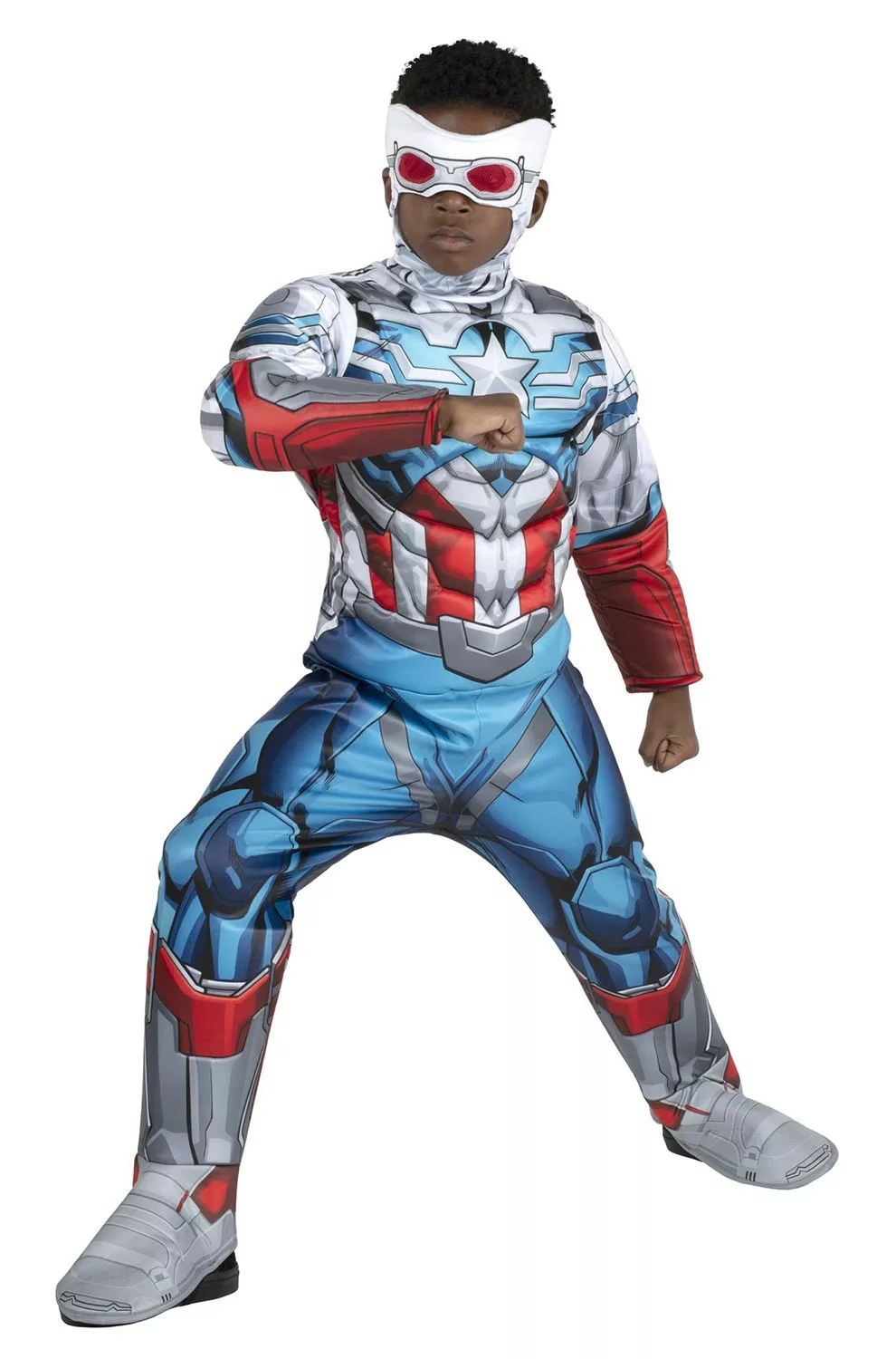 Captain America (Sam Wilson) Deluxe Child Costume 3 Captain America (Sam Wilson) Deluxe Child Costume
