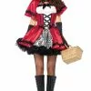 Gothic Red Riding Hood Adult Costume 1 Gothic Red Riding Hood Adult Costume -Outlet Costumes Store L85230 full 1