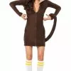 Cozy Monkey Adult Costume 1 Cozy Monkey Adult Costume -Outlet Costumes Store L85309 full 1