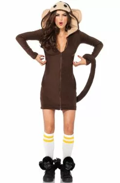 Cozy Monkey Adult Costume