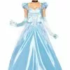 Classic Fairytale Cinderella Adult Costume -Outlet Costumes Store L85518 full 1