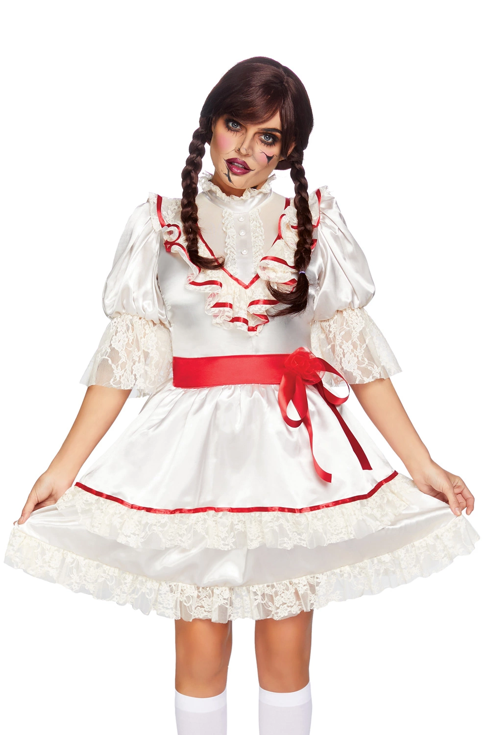 Haunted Doll Adult Costume 3 Haunted Doll Adult Costume
