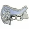 Lady Pirate Mask (White) -Outlet Costumes Store M206W full 1