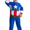 Captain America Toddler Costume -Outlet Costumes Store R620014 full 1