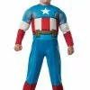Deluxe Captain America Toddler Costume -Outlet Costumes Store R620018 full 1