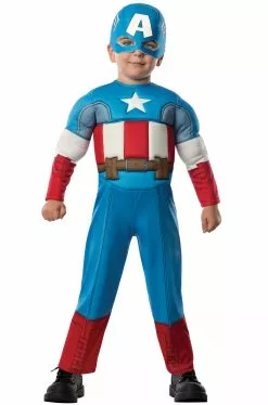 Deluxe Captain America Toddler Costume
