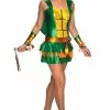 Michelangelo Dress Adult Costume 2 Michelangelo Dress Adult Costume -Outlet Costumes Store R810238 full 1