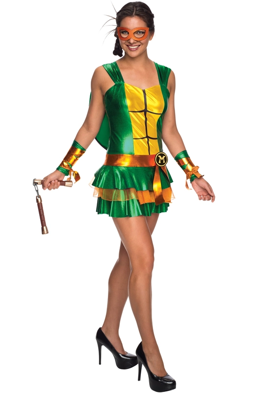 Michelangelo Dress Adult Costume 3 Michelangelo Dress Adult Costume