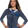 Ravenclaw Printed Top Adult Costume -Outlet Costumes Store R821147 full 1