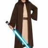 Hooded Jedi Robe Child Costume -Outlet Costumes Store R882024 full 1