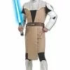 Star Wars Clone Wars Deluxe Obi-Wan Kenobi Adult Costume -Outlet Costumes Store R888797 full 1