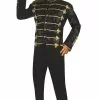 Michael Jackson Deluxe Black Military Jacket Adult Costume 1 Michael Jackson Deluxe Black Military Jacket Adult Costume -Outlet Costumes Store R889770 full 1