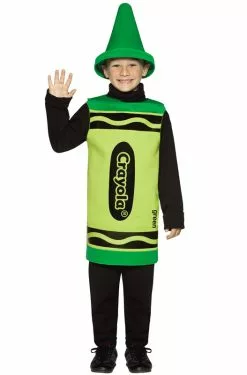 Crayola Green Child Costume (4-6X)
