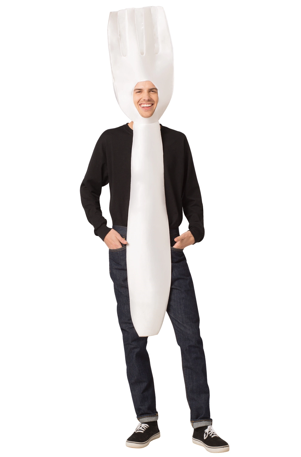 White Fork Adult Costume 3 White Fork Adult Costume