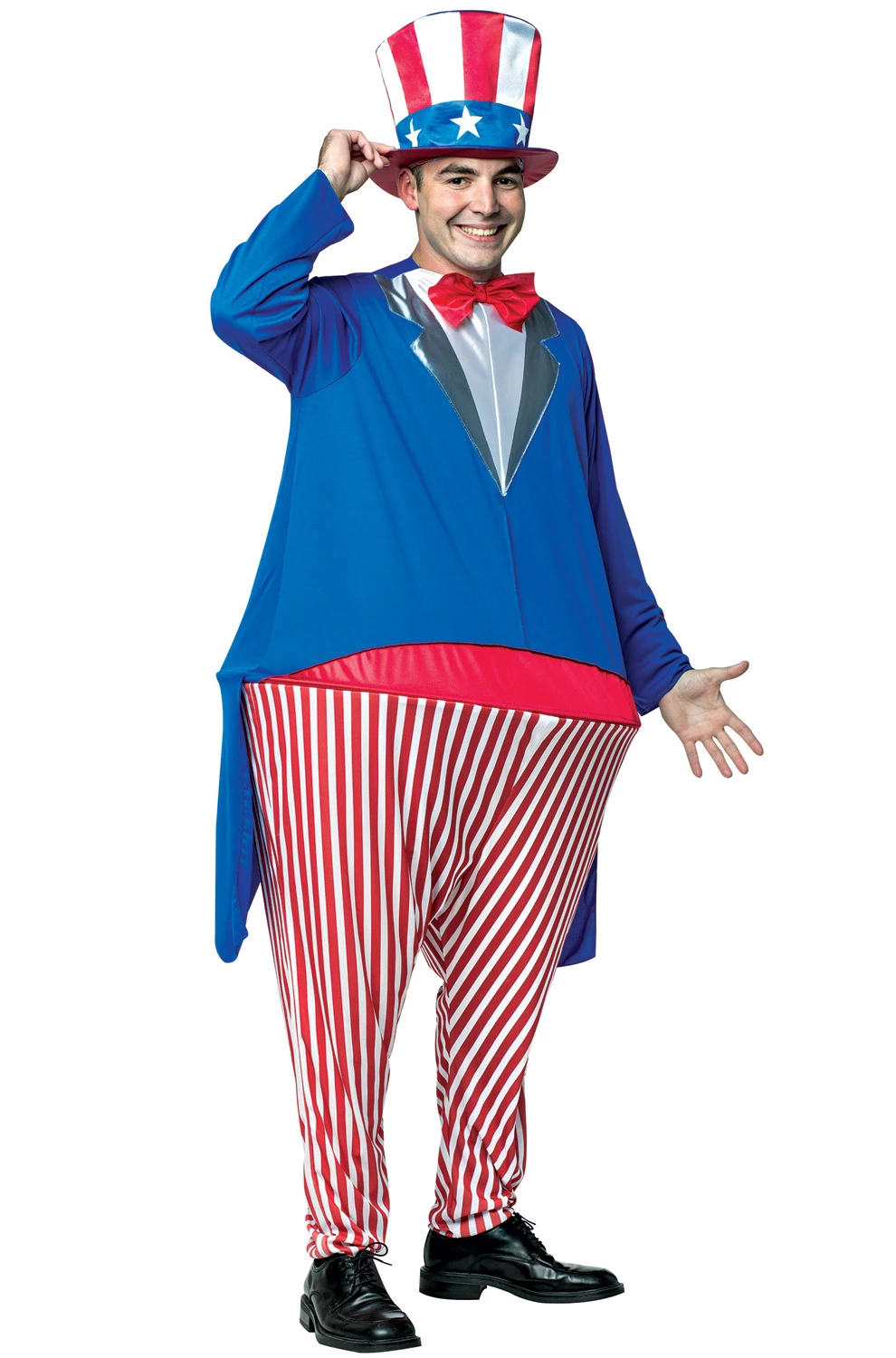 Uncle Sam Hoopster Adult Costume 3 Uncle Sam Hoopster Adult Costume
