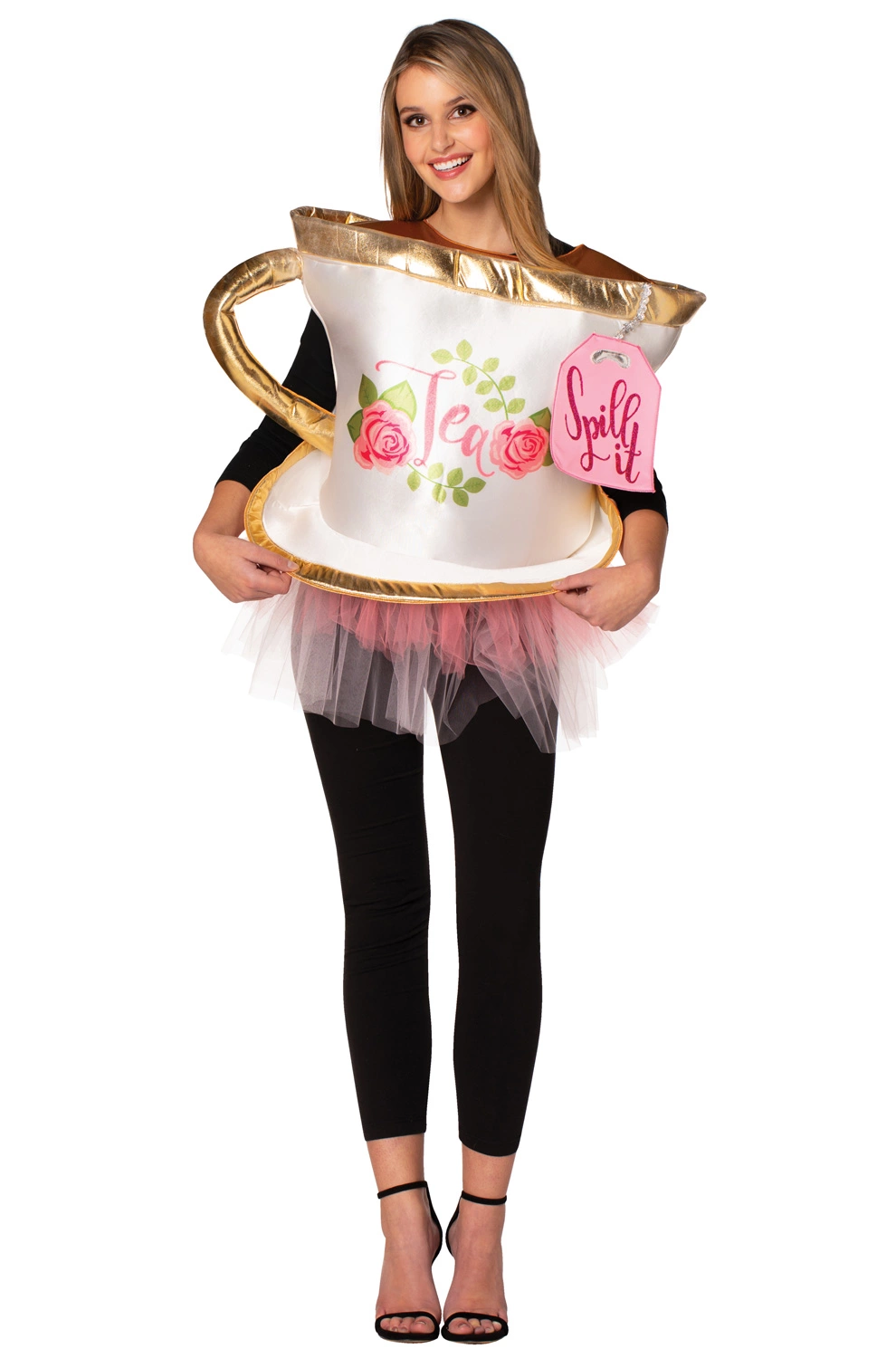 Spill It Tea Cup Adult Costume 3 Spill It Tea Cup Adult Costume