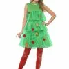 Christmas Tree Dress Adult Costume -Outlet Costumes Store SM24331 full 1