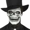 Skeleton Face Prosthetic -Outlet Costumes Store SM46785 full 1