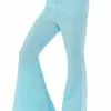 Flared Trousers Adult Costume (Blue)