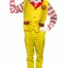 Evil Fast Food Clown Adult Costume -Outlet Costumes Store SR80173 full 1