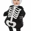 Skeleton Belly Baby Toddler Costume -Outlet Costumes Store U25715 full 1