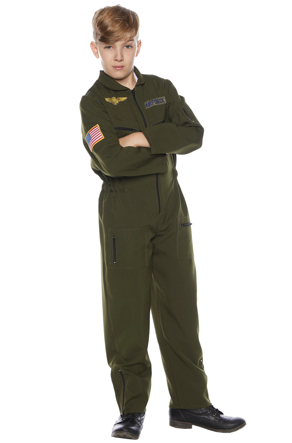 Airforce Flight Suit Child Costume 3 Airforce Flight Suit Child Costume
