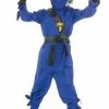 Secret Ninja Child Costume (Blue) -Outlet Costumes Store U25845 full 1