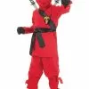 Secret Ninja Child Costume (Red)