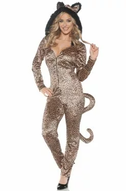 Leopard Jumpsuit Adult Costume