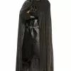 Deluxe Hooded Cape (Black) 2 Deluxe Hooded Cape (Black) -Outlet Costumes Store U28543 full 1
