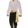 High Seas Bandit White Adult Costume -Outlet Costumes Store U28578 full 1