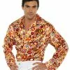 70's Circle Disco Shirt Adult Costume