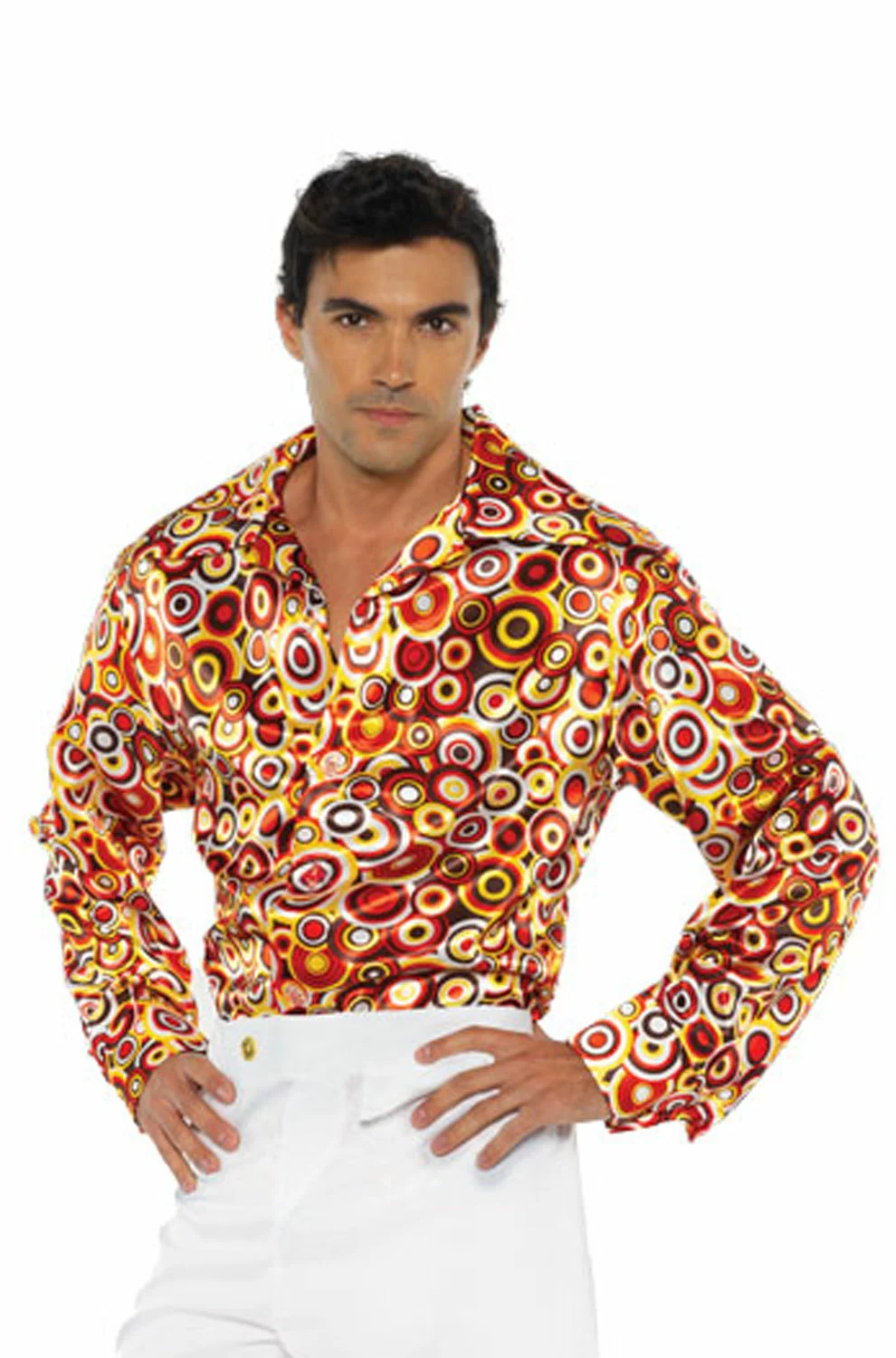 70's Circle Disco Shirt Adult Costume 3 70's Circle Disco Shirt Adult Costume